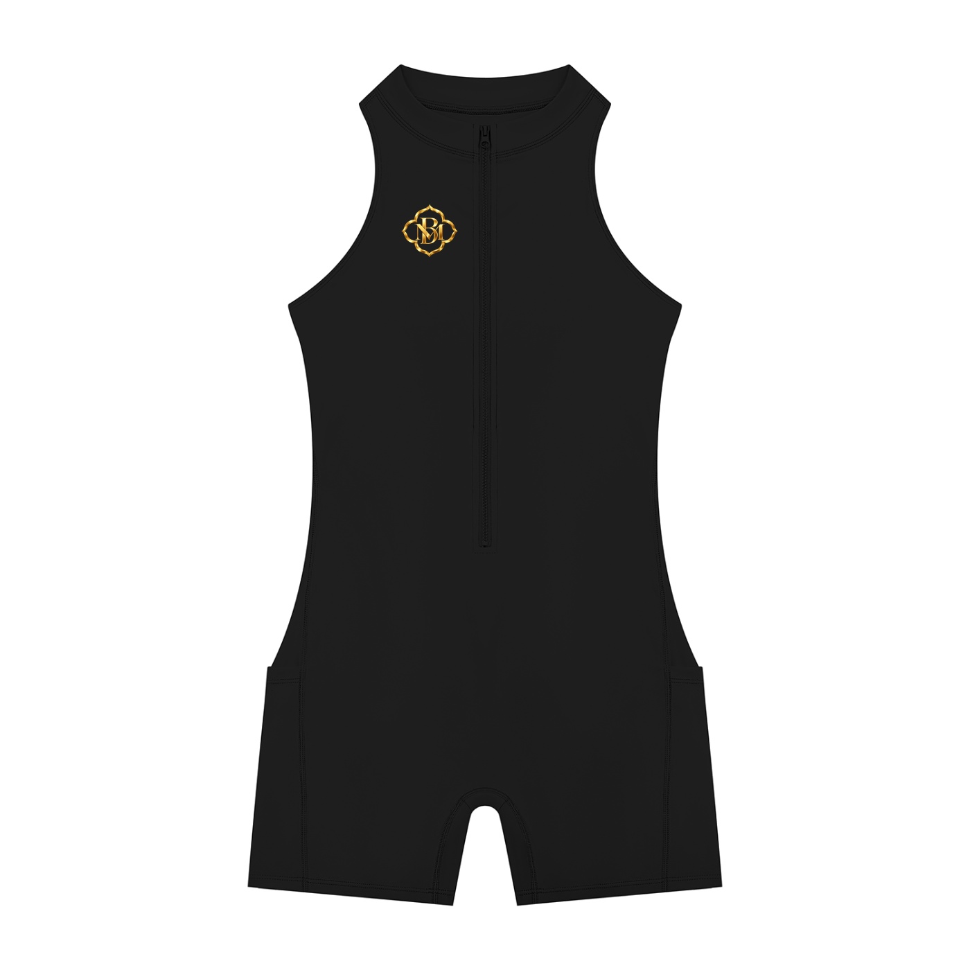 Bugzy Milan Élan Quarter-Zip Performance Romper - Image 2