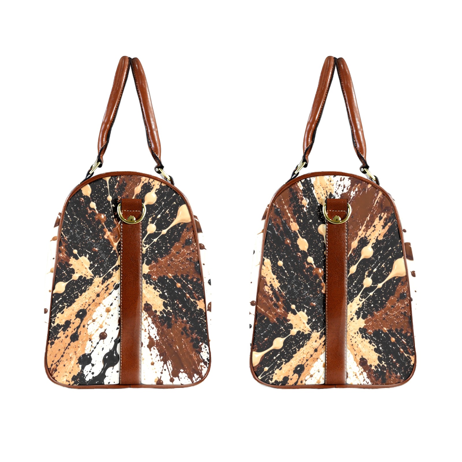 BUGZY MILAN Mocha Splash Travel Bag - Image 5