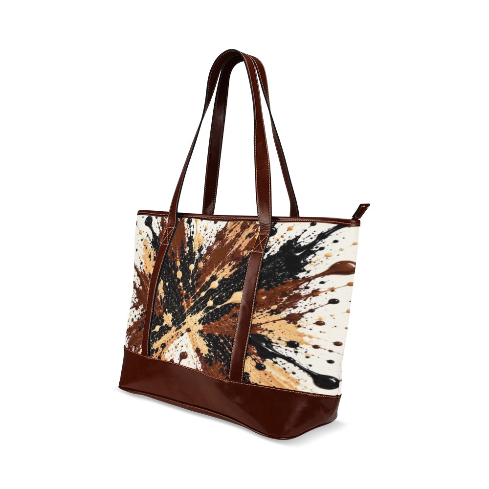 BUGZY MILAN Mocha Splash Tote Bag - Image 3