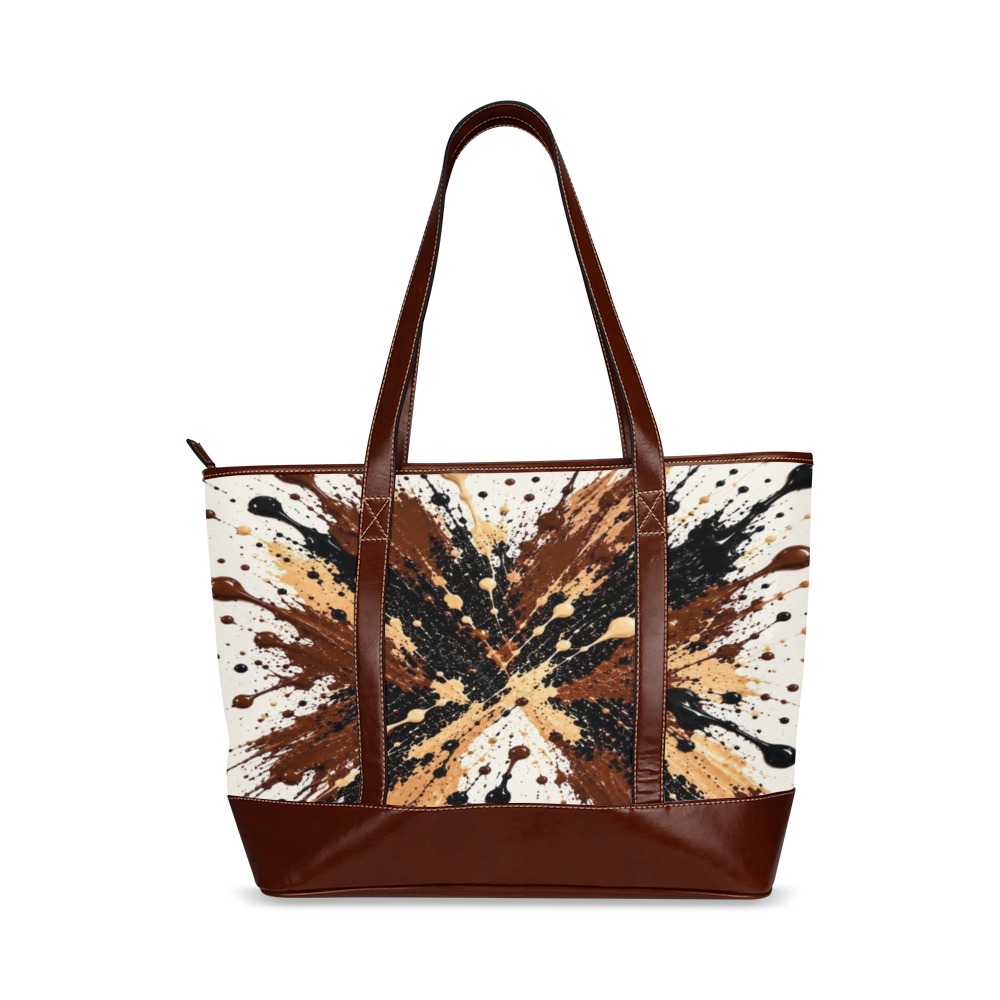 BUGZY MILAN Mocha Splash Tote Bag - Image 2