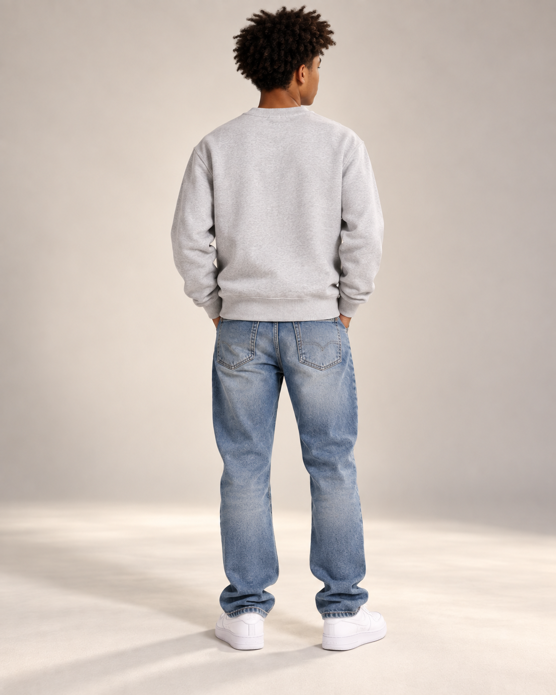 Bugzy Milan Kids & Youth Plush Crewneck Sweatshirt - Image 3
