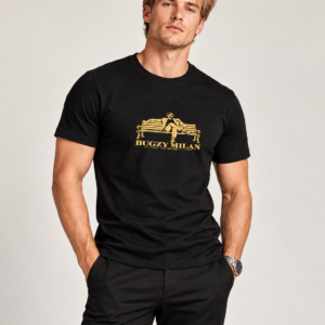Bugzy Milan Baller Slim-Fit T-Shirt – Black