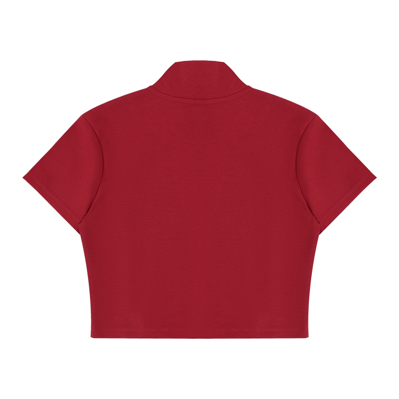 Bugzy Milan Women’s Cropped Zip Performance Short Sleeve T-Shirt - Image 2