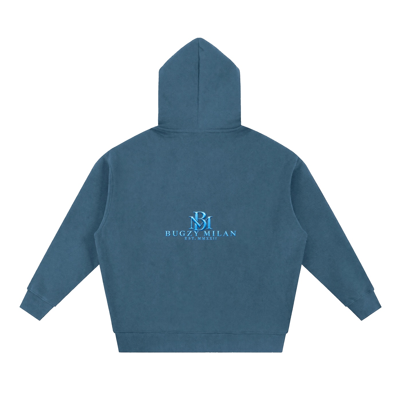 Bugzy Milan Oversized Dual-Zip Fleece Hoodie - Image 5