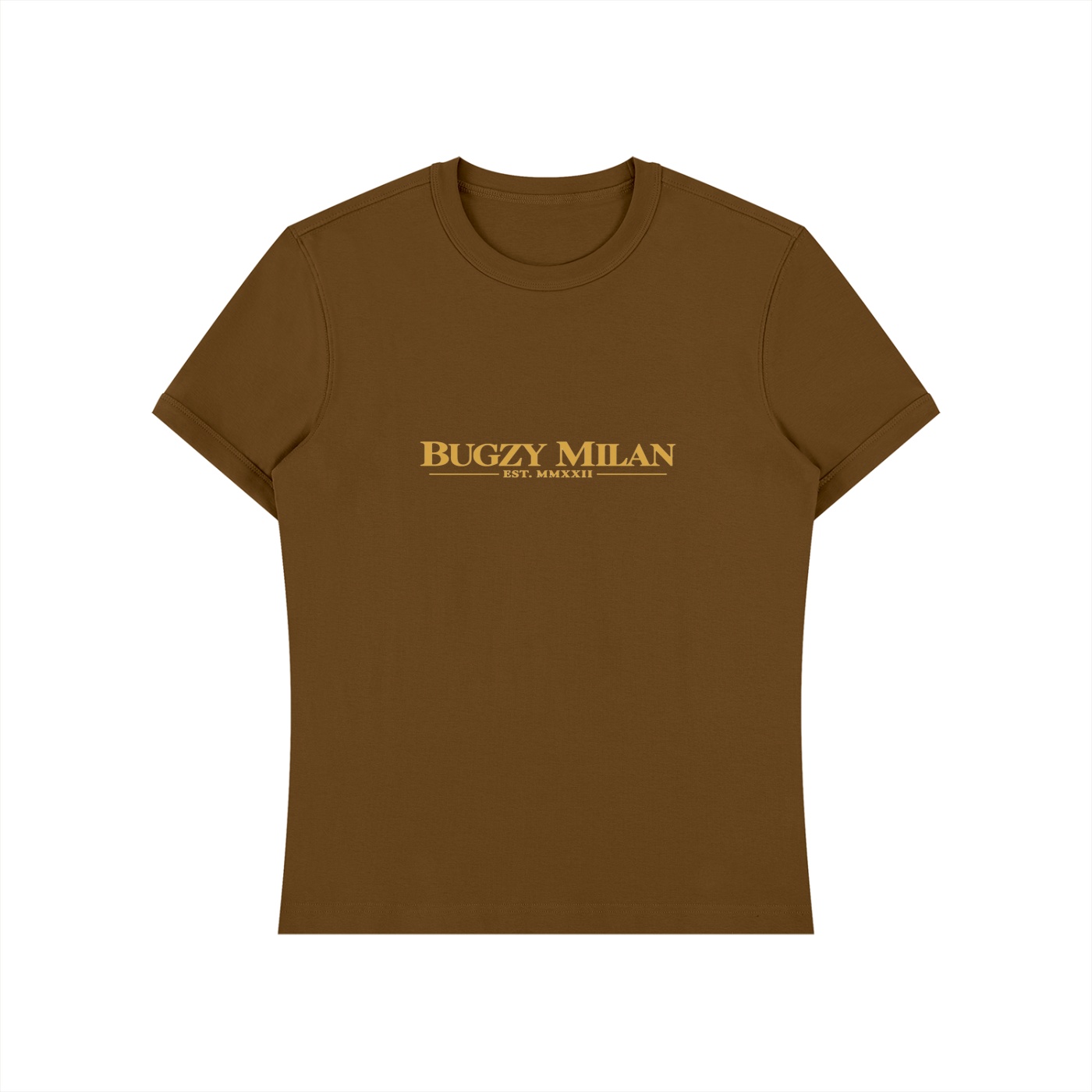 Bugzy Milan Slim-Fit T-Shirt – Coffee - Image 3