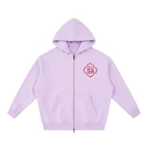 Bugzy Milan Women Oversized Dual-Zip Fleece Hoodie