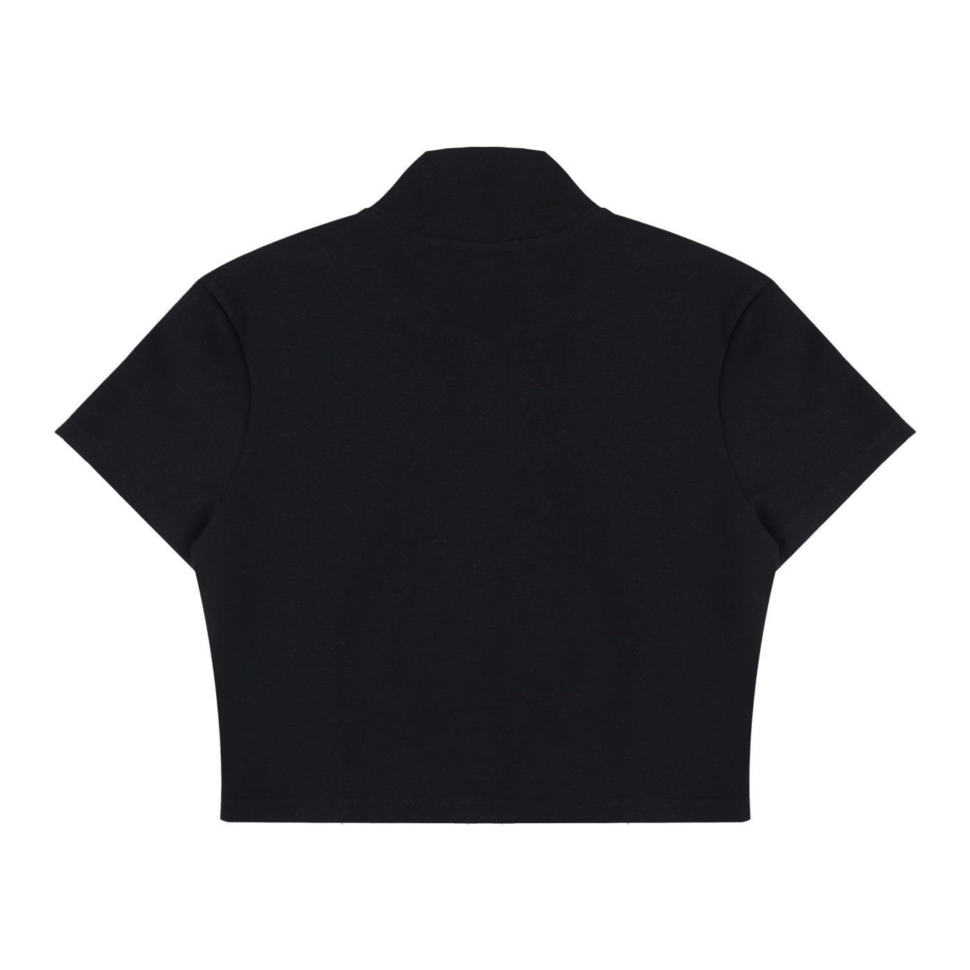 Bugzy Milan Women’s Cropped Zip Performance Short Sleeve T-Shirt - Image 2