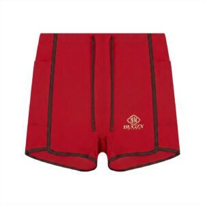 Bugzy Milan Women’s High-Rise Color-Block Performance Shorts
