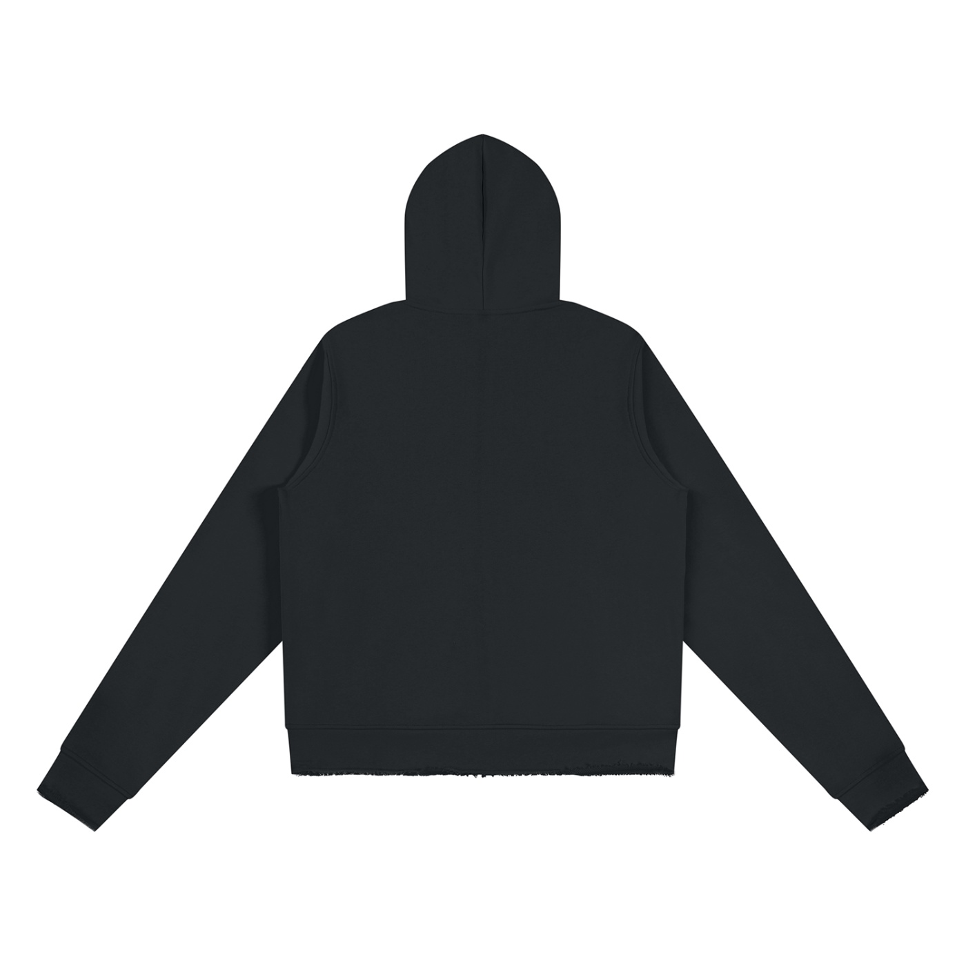 Bugzy Milan Women’s Raw-Edge Full-Zip Hoodie - Image 5