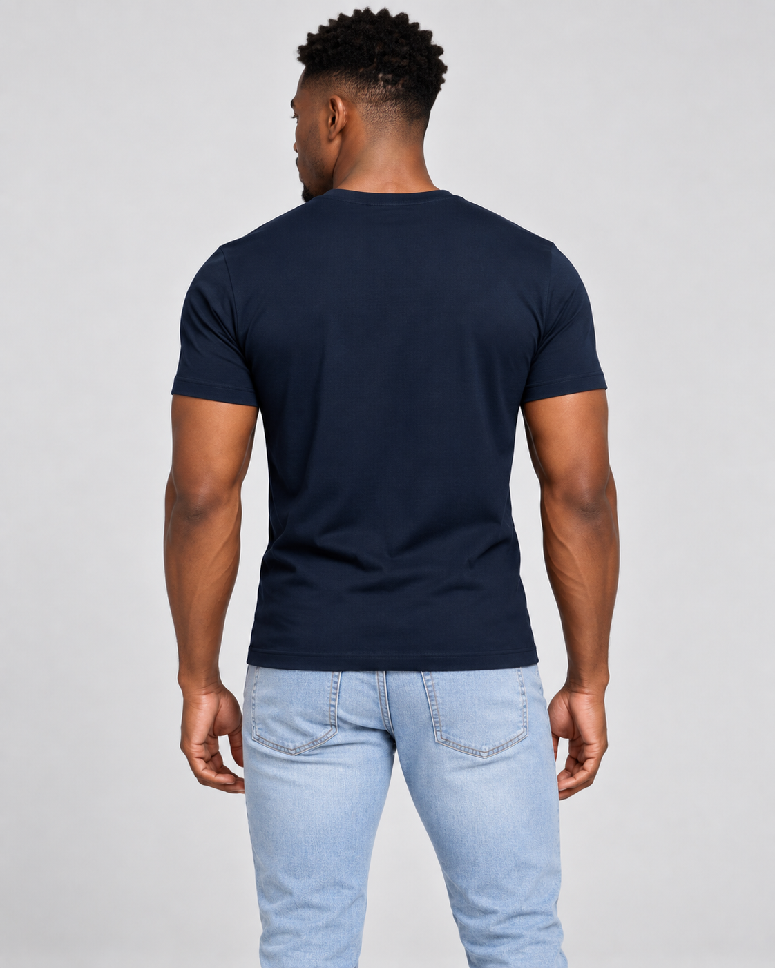 Bugzy Milan MMXXII Signature Slim-Fit T-Shirt– Navy - Image 2