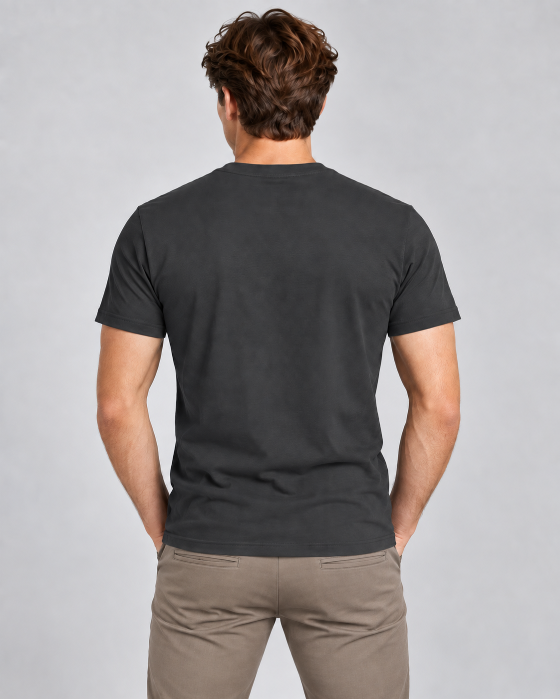 Bugzy Milan Baller Slim-Fit T-Shirt – Dark Grey - Image 2