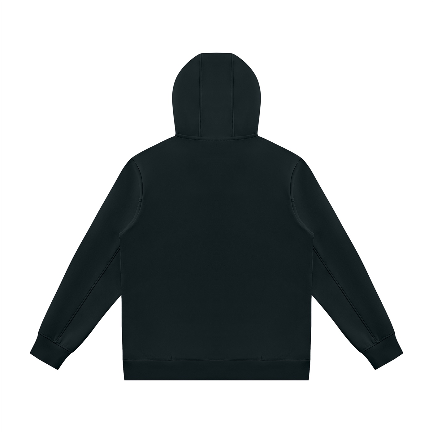 Bugzy Milan women Heavyweight Drawstring Full-Zip Hoodie -Black - Image 2