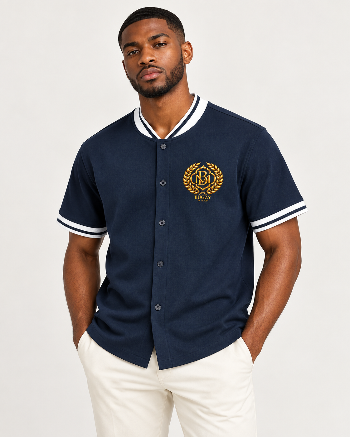 Bugzy Milan Premium Oversized Baseball Jersey