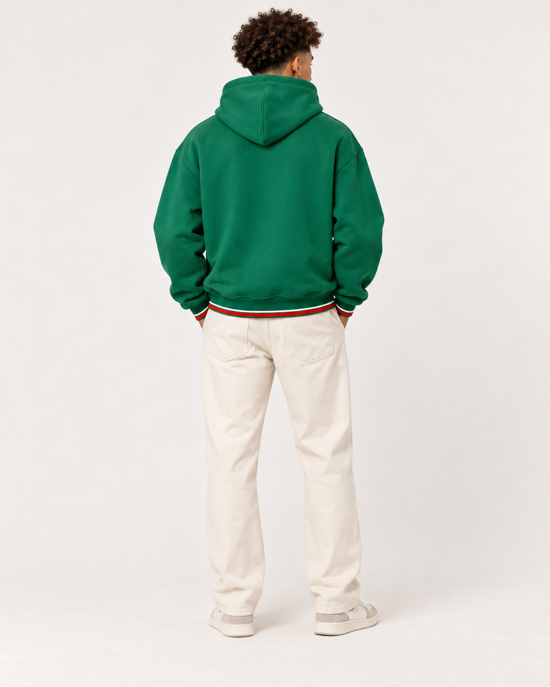 Bugzy Milan Oversized Color-Block Hoodie - Image 3