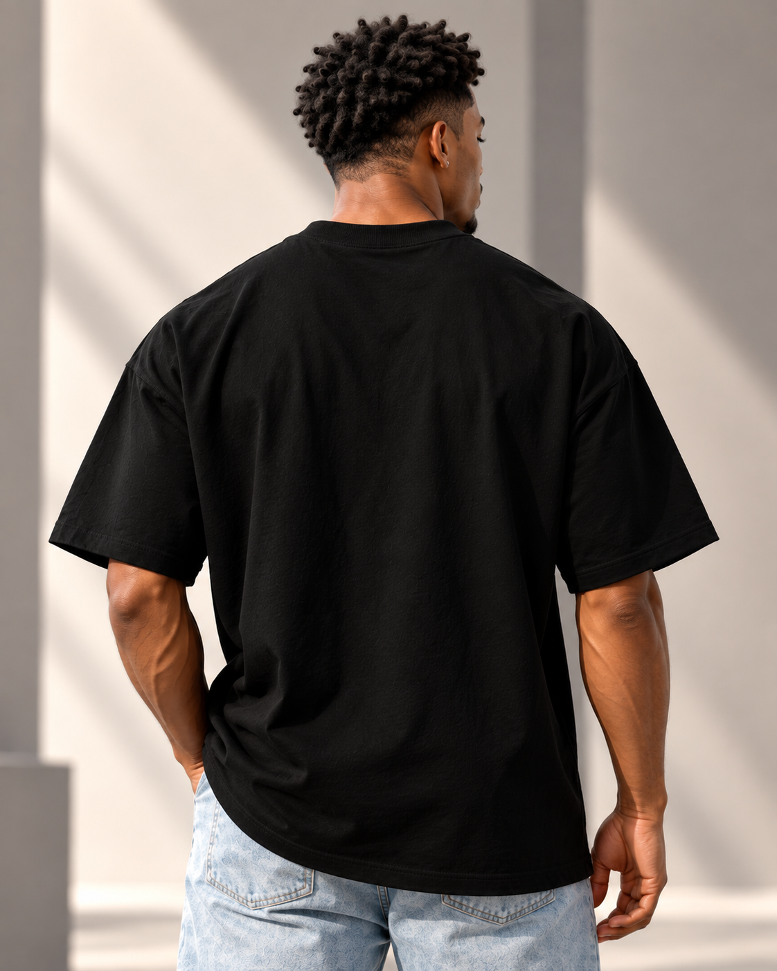 Bugzy Milan Oversized T-Shirt – Black - Image 3