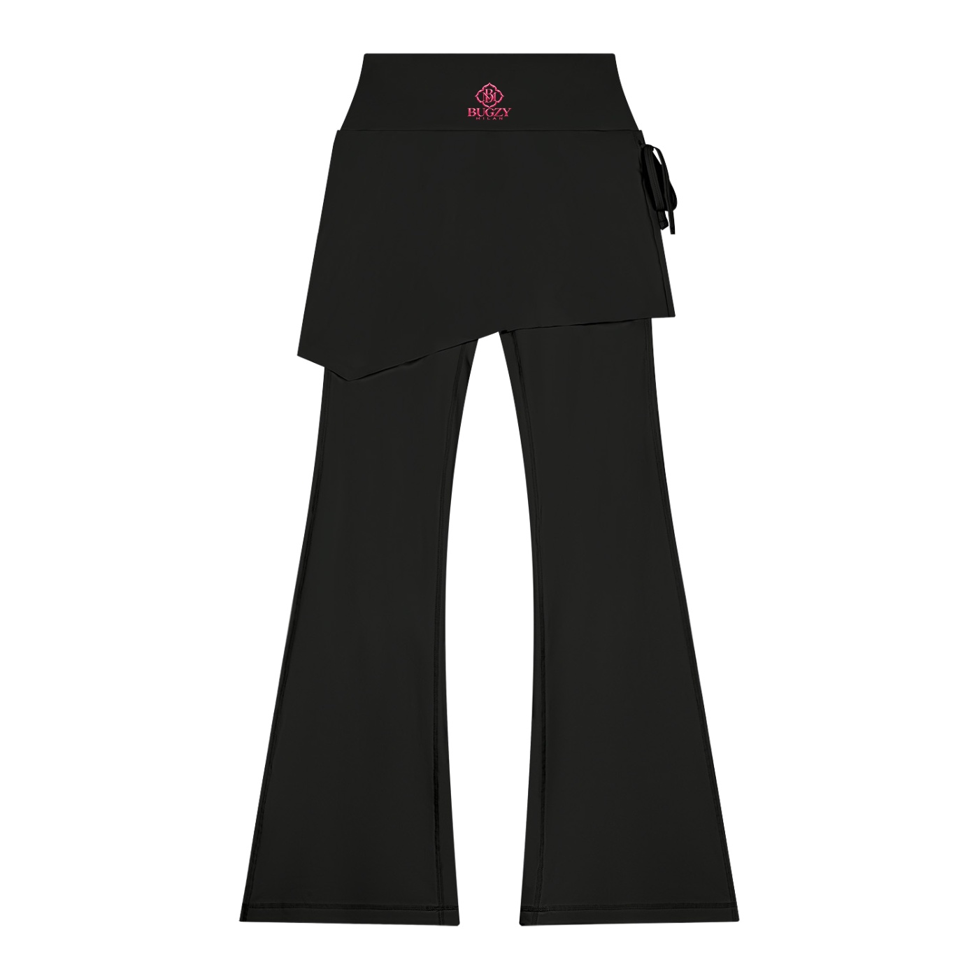 Bugzy Milan Women’s High-Rise Flared Performance Pants- Black