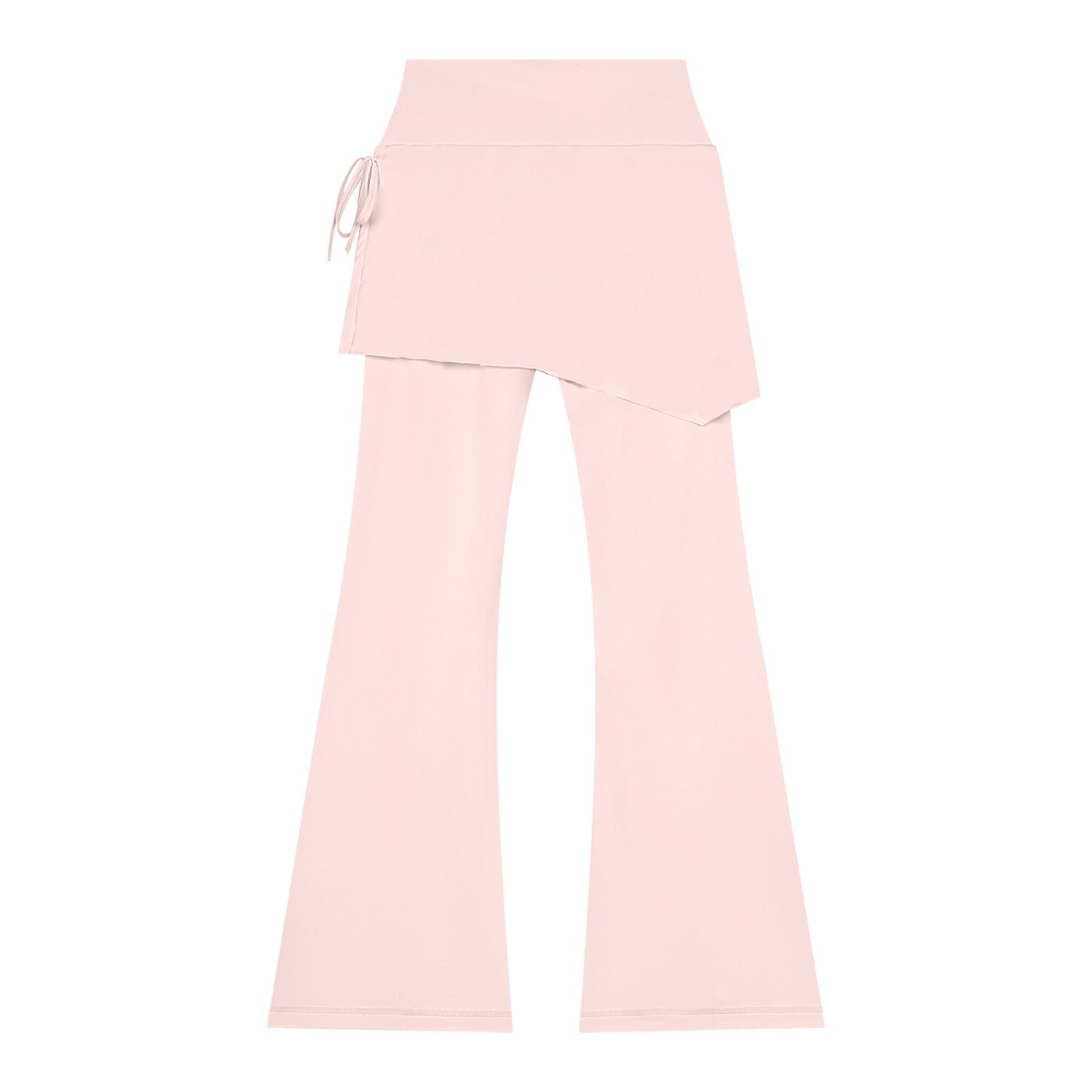 Bugzy Milan Women’s High-Rise Flared Performance Pants- Light Pink - Image 2