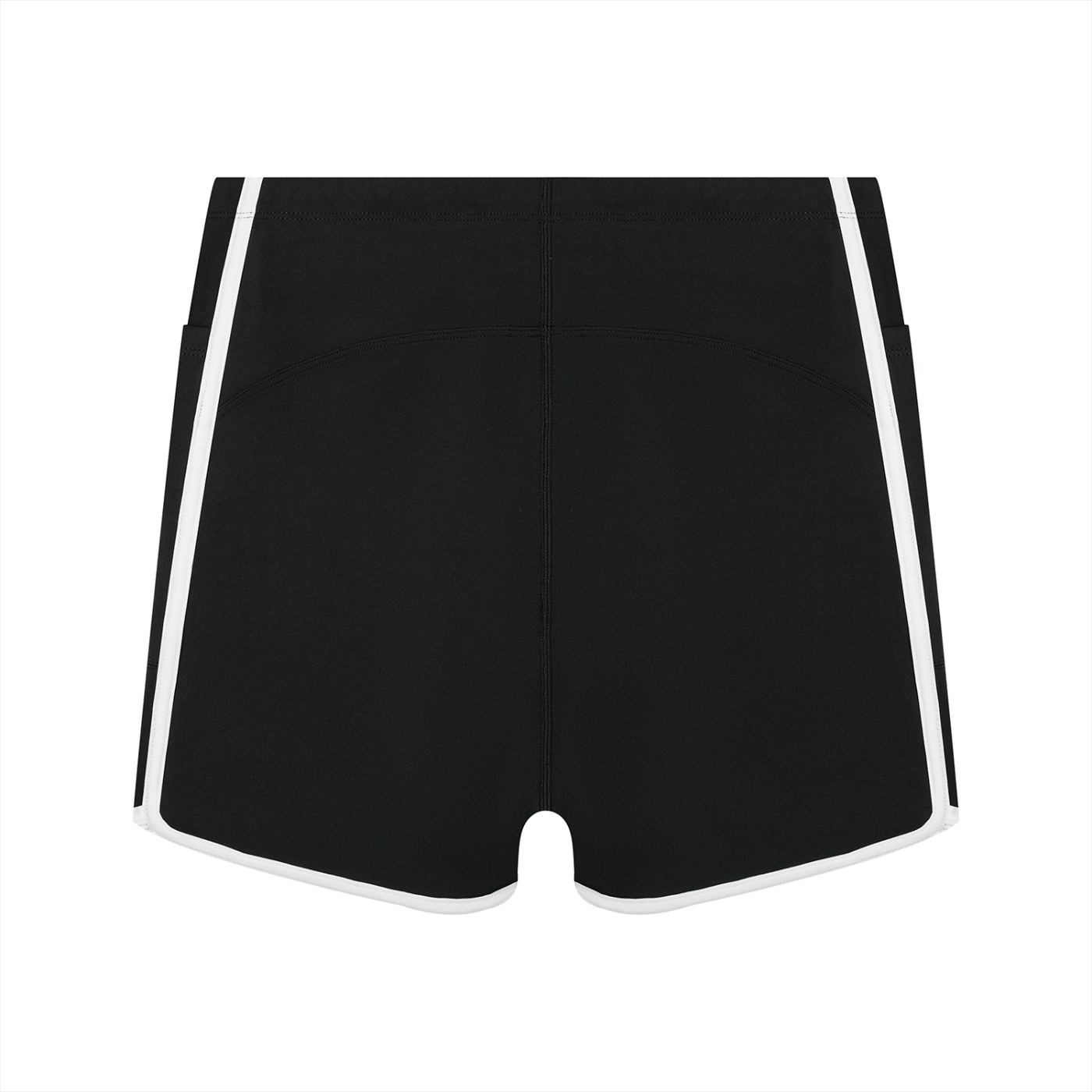 Bugzy Milan Women’s High-Rise Color-Block Performance Shorts - Image 2