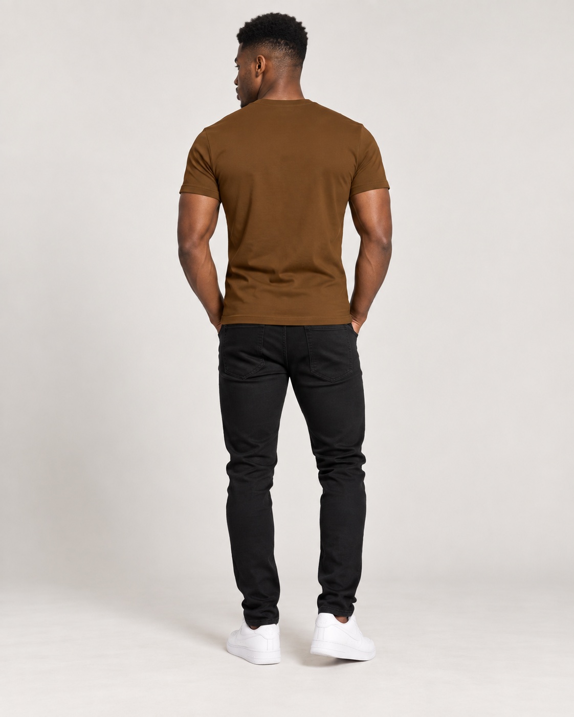 Bugzy Milan Slim-Fit T-Shirt – Coffee - Image 2